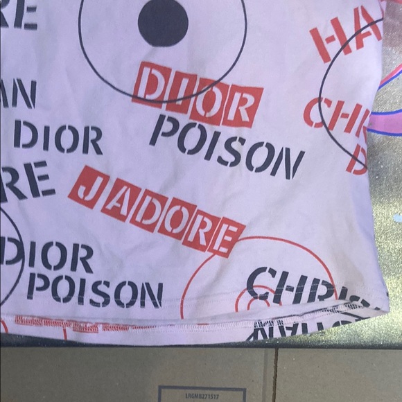 Authentic Christian dior sz small Graphic T-Shirt - Pink and Black - Picture 6 of 6